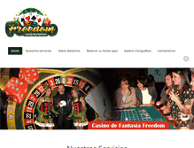 Tablet Screenshot of casinofreedomcr.com